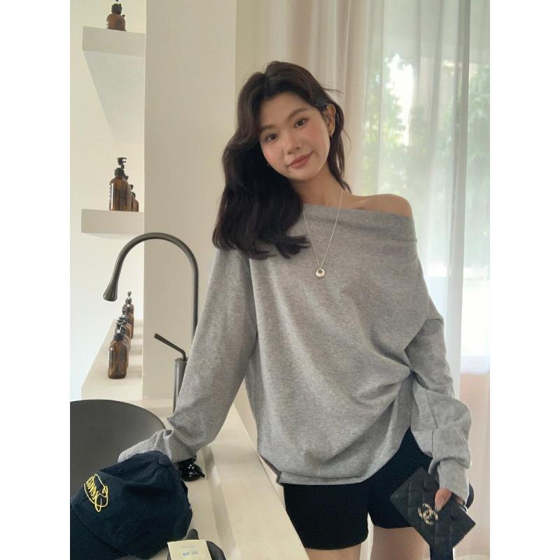Lemon Green Tea Careful Lazy Style Off-Shoulder Striped T-Shirt Women s Loose Long-Sleeved Top Summer Onesize серый
Lemon Green Tea Careful Lazy Style Off-Shoulder Striped T-Shirt Women s Loose Long-Sleeved Top Summer Onesize серый