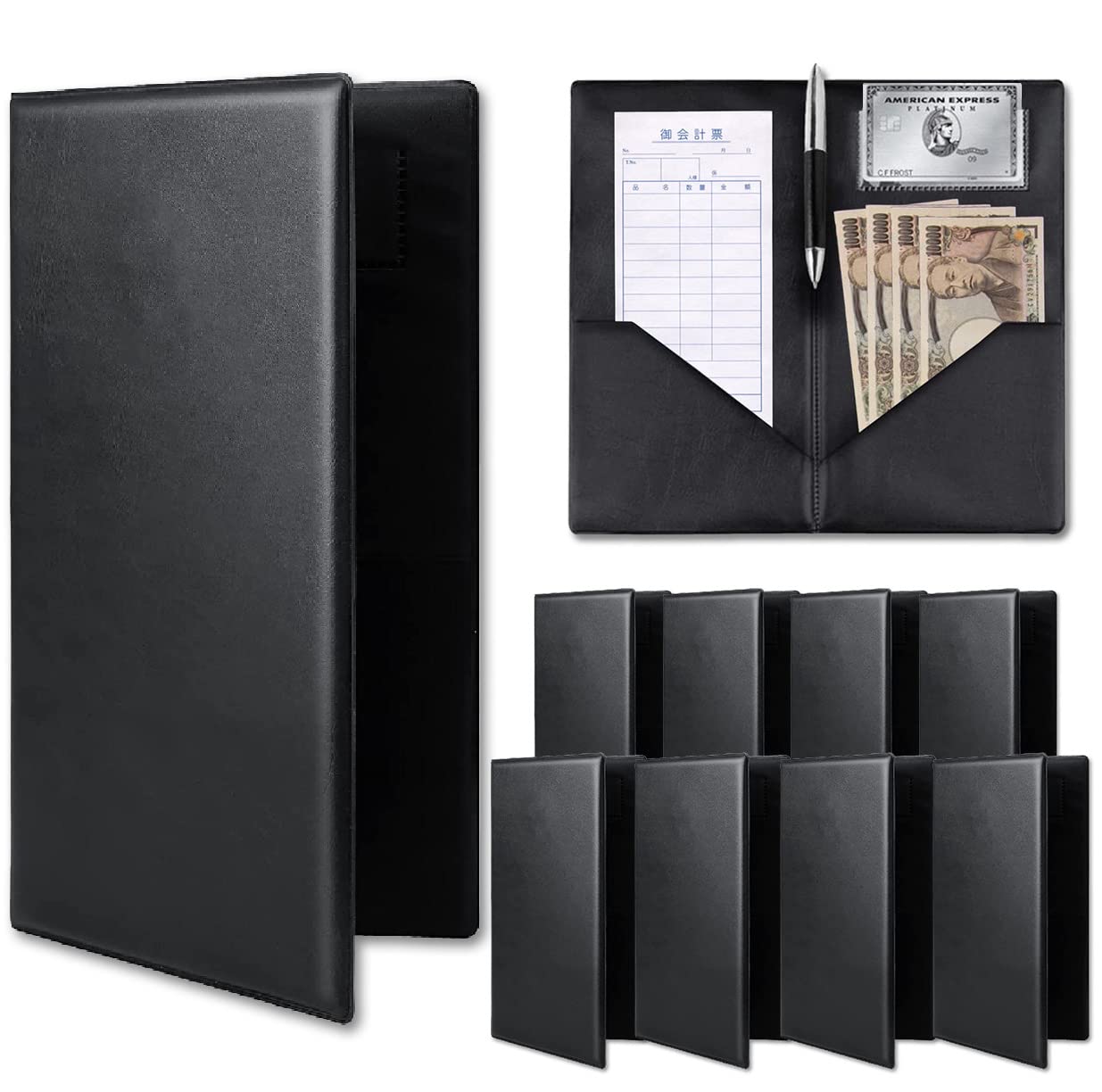 BOLSO Receipt Accounting Receipt Binder Black Holder, Bi-Fold, Checkout, Board, Clip, Bi-Fold Receipt, Clip, Holder, (10 кусочков)
BOLSO Receipt Accounting Receipt Binder Black Holder, Bi-Fold, Checkout, Board, Clip, Bi-Fold Receipt, Clip, Holder, (10 кусочков)