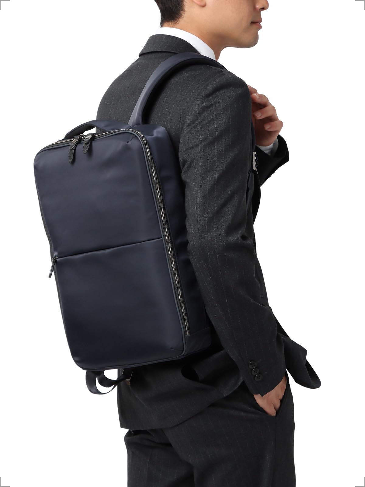 Suit Square Men s 3-Way Backpack, Water-Repellent, Lightweight, Nylon, for Business and Commuting, Slim Design with Padded PC Pocket, NavyHAV24-NV F
Suit Square Men s 3-Way Backpack, Water-Repellent, Lightweight, Nylon, for Business and Commuting, Slim Design with Padded PC Pocket, NavyHAV24-NV F