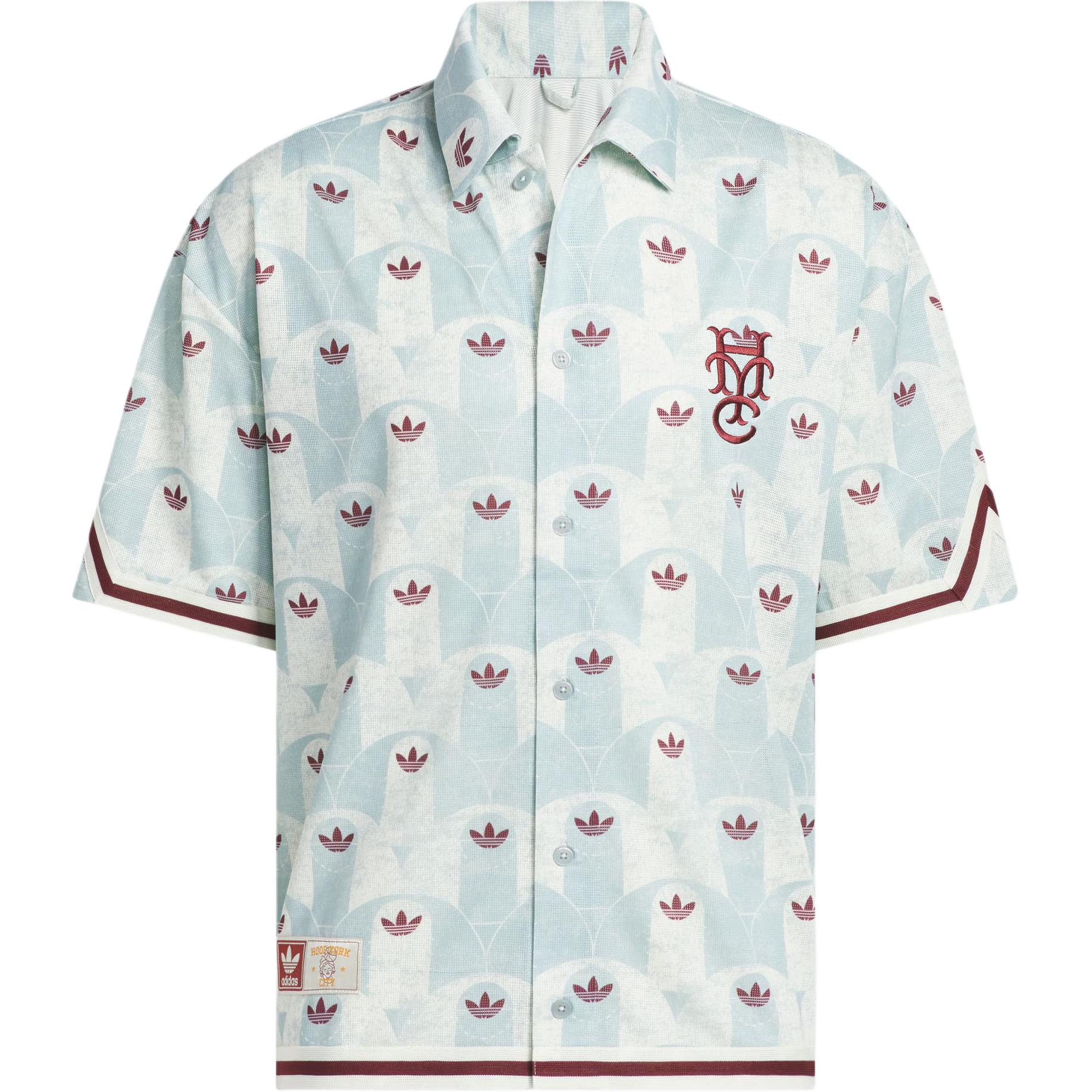Adidas Originals X Hoop York City Collaboration Allover Print Short Sleeve Shirt Unisex Tops Ivory Textured-Green Dark-Red JC5974 XL
Adidas Originals X Hoop York City Collaboration Allover Print Short Sleeve Shirt Unisex Tops Ivory Textured-Green Dark-Red JC5974 XL