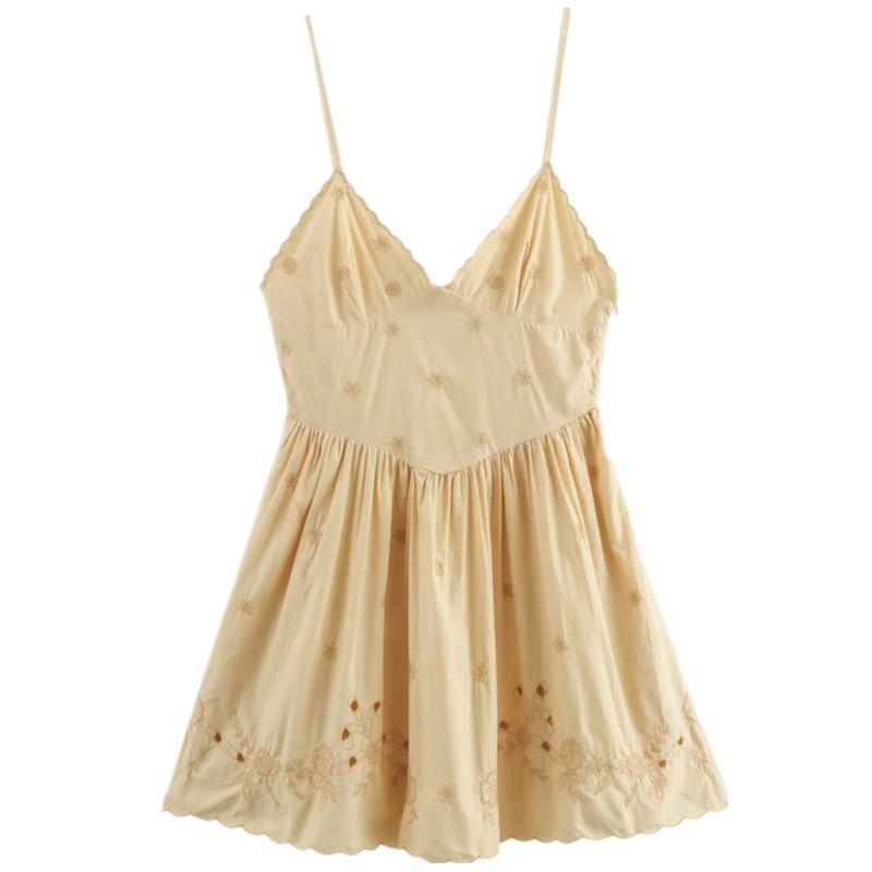 Fashion Style 2024 Summer New Arrival Women s Clothing Slim Looking Easy Matching Sling V-neck Embroidery Poplin Dress 7200377 Yellow L
Fashion Style 2024 Summer New Arrival Women s Clothing Slim Looking Easy Matching Sling V-neck Embroidery Poplin Dress 7200377 Yellow L