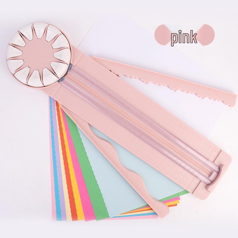 Multi-Functional 12-in-1 Paper Cutter: Perforating, Straight, Wavy Line Cutting, Creasing Tool for DIY and Scrapbooking. розовый
Multi-Functional 12-in-1 Paper Cutter: Perforating, Straight, Wavy Line Cutting, Creasing Tool for DIY and Scrapbooking. розовый