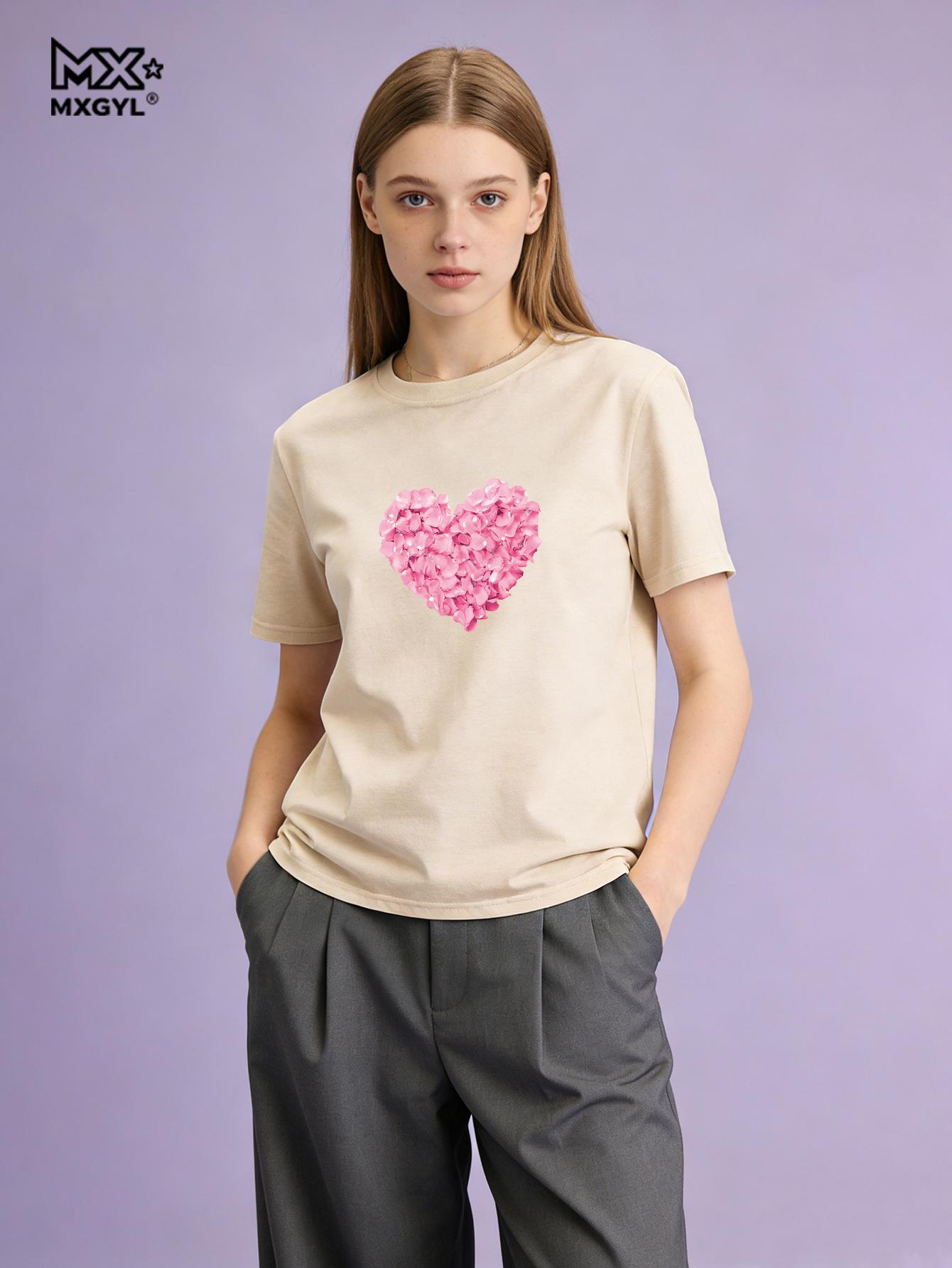 2026 New Style Heart-shaped Print Thin Female Print Summer Short Sleeve T-shirt Women Clothes Aesthetic Graphic T Shirts 5xl
2026 New Style Heart-shaped Print Thin Female Print Summer Short Sleeve T-shirt Women Clothes Aesthetic Graphic T Shirts 5xl