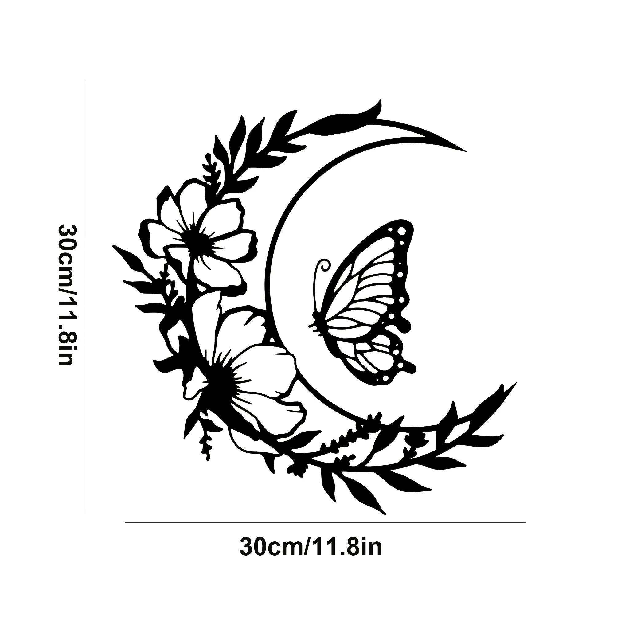 Металлическое настенное искусство Flower Moon - элегантный стальной настенный декор для дома, гостиной, спальни и столовой - идеальная идея для подарка чёрный
Металлическое настенное искусство Flower Moon - элегантный стальной настенный декор для дома, гостиной, спальни и столовой - идеальная идея для подарка чёрный