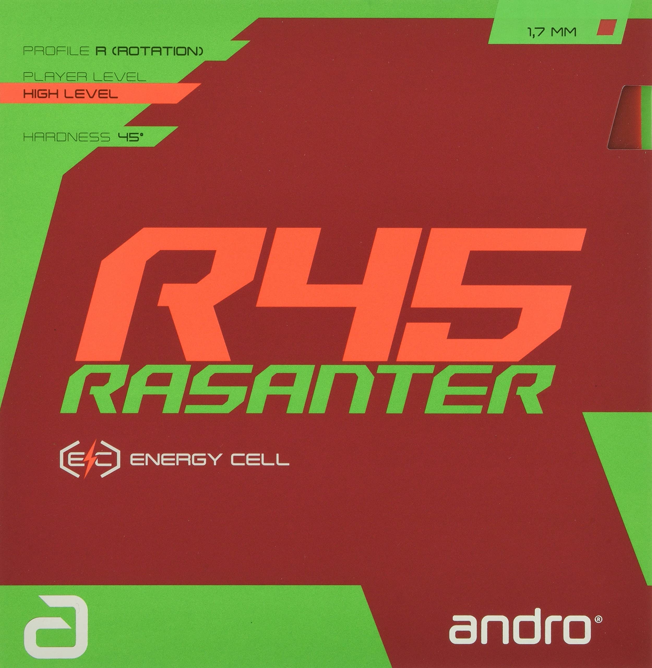 Накладка для настольного тенниса andro Lazanter R45 Back Soft UM Tension Red ULTRA 110021093 красный
Накладка для настольного тенниса andro Lazanter R45 Back Soft UM Tension Red ULTRA 110021093 красный