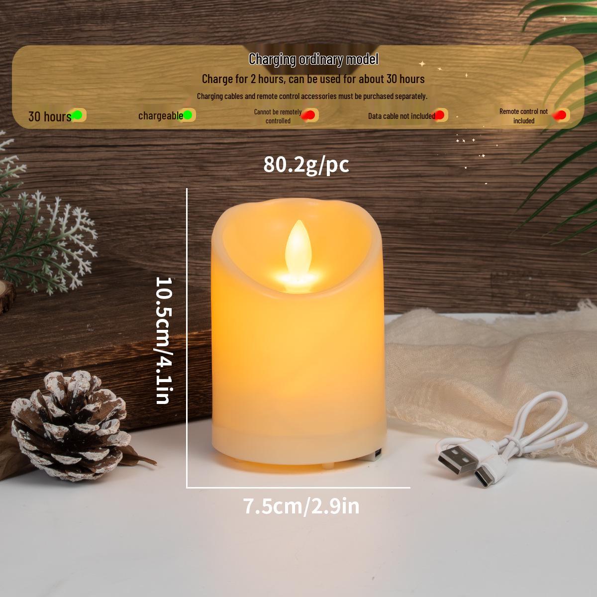 USB Rechargeable Remote-Control LED Candle for Weddings and Events
USB Rechargeable Remote-Control LED Candle for Weddings and Events