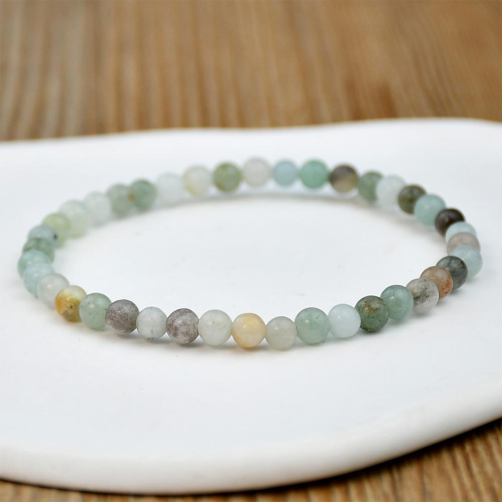 Natural Stone Amazonite Round Elastic Bracelet Bohemian Women s Fashion Exquisite Spring Summer Holiday Handmade Zircon
Natural Stone Amazonite Round Elastic Bracelet Bohemian Women s Fashion Exquisite Spring Summer Holiday Handmade Zircon