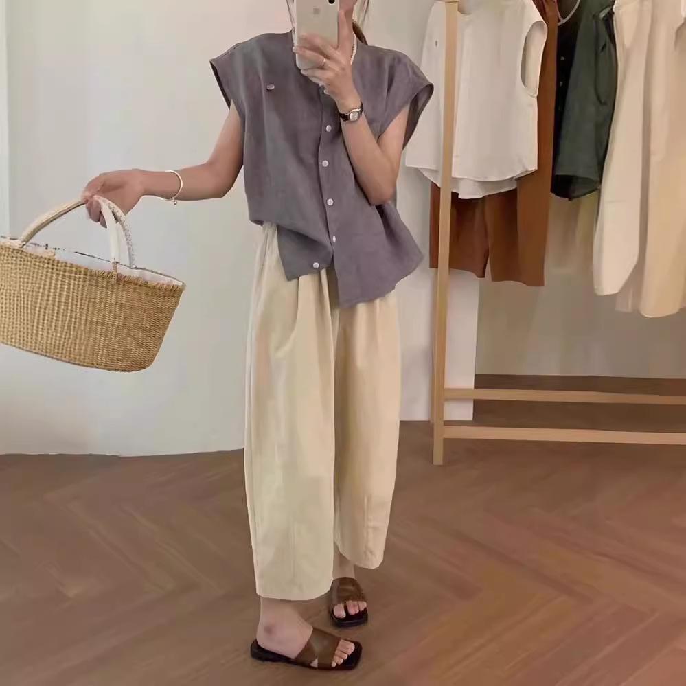 Cotton UL Japanese Style Women s Wide Leg Carrot Pants with Elastic Waist, Petite Loose Fit, Suitable for Spring, Summer, and Autumn. L фіолетовий
Cotton UL Japanese Style Women s Wide Leg Carrot Pants with Elastic Waist, Petite Loose Fit, Suitable for Spring, Summer, and Autumn. L фіолетовий