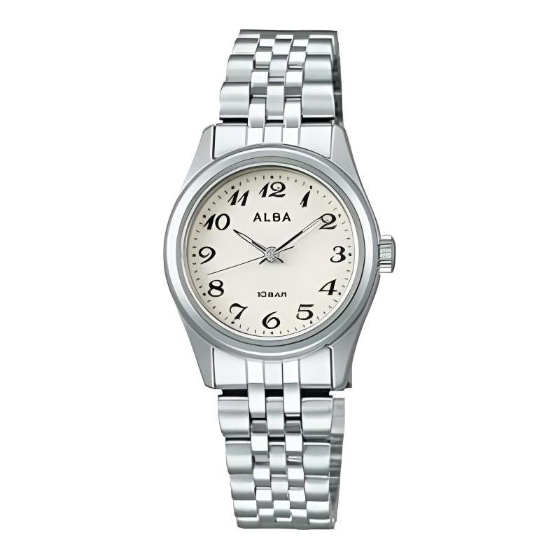 SEIKO 100 meters waterproof simple style Quartz Steel Strap 26mm women s watch white dial AEGK428 белый
SEIKO 100 meters waterproof simple style Quartz Steel Strap 26mm women s watch white dial AEGK428 белый