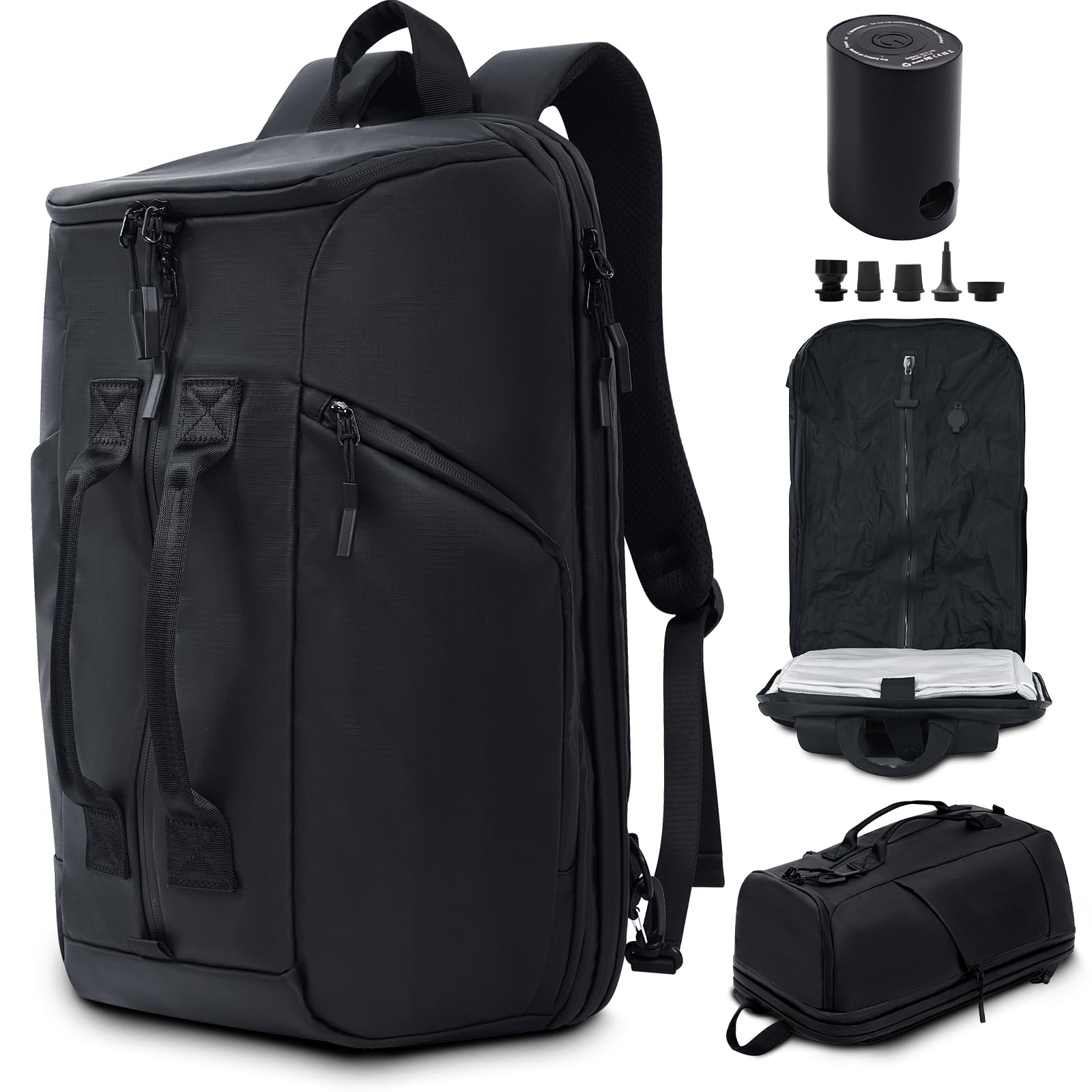 Dotop Vacuum Compression Backpack with Electric Air Pump, Fits 17-inch Laptop, 3-Way Travel, Can Be Used as a Boston Bag, Carry-On, Men s Travel Bag,
Dotop Vacuum Compression Backpack with Electric Air Pump, Fits 17-inch Laptop, 3-Way Travel, Can Be Used as a Boston Bag, Carry-On, Men s Travel Bag,