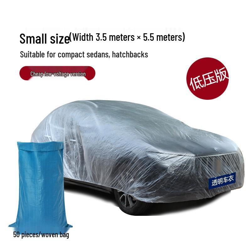 Universal Waterproof Dustproof Disposable PE Car Cover Economy Low Pressure S прозорий
Universal Waterproof Dustproof Disposable PE Car Cover Economy Low Pressure S прозорий