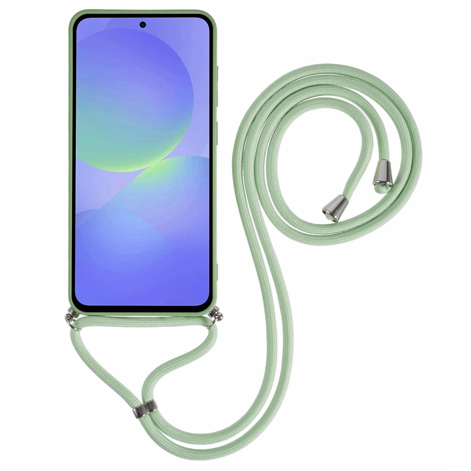For Samsung Galaxy A56 5G Case Flexible TPU Fiber Lining Anti-Shock Crossbody Phone Cover Matcha Green
For Samsung Galaxy A56 5G Case Flexible TPU Fiber Lining Anti-Shock Crossbody Phone Cover Matcha Green