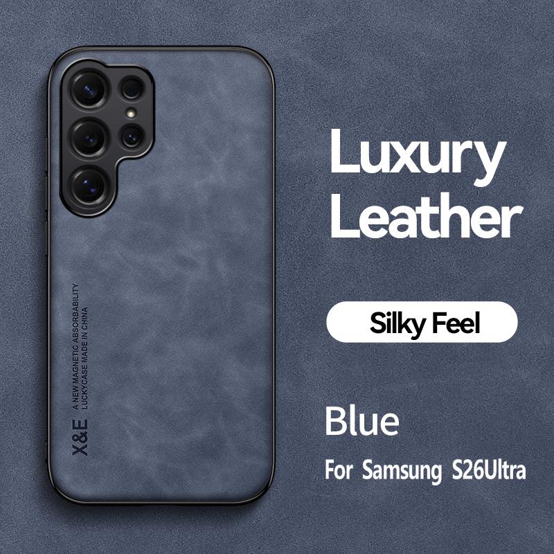 Magnetic Leather Phone Cases for Samsung Galaxy S26 Ultra S 26 Plus 5G GalaxyS26 Soft Bumper Back Cover Coque Fundas For S26 Ultra 5G
Magnetic Leather Phone Cases for Samsung Galaxy S26 Ultra S 26 Plus 5G GalaxyS26 Soft Bumper Back Cover Coque Fundas For S26 Ultra 5G
