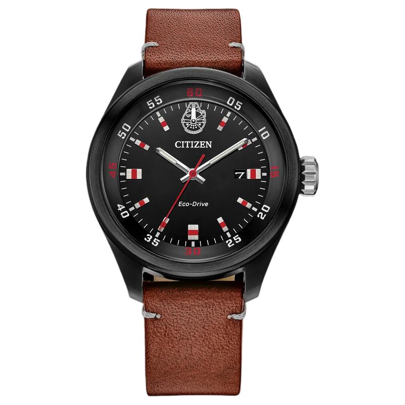 CITIZEN Star Wars series 100 meters waterproof light Quartz leather strap 43mm men s watch black dial AW5008-06W чорний
CITIZEN Star Wars series 100 meters waterproof light Quartz leather strap 43mm men s watch black dial AW5008-06W чорний