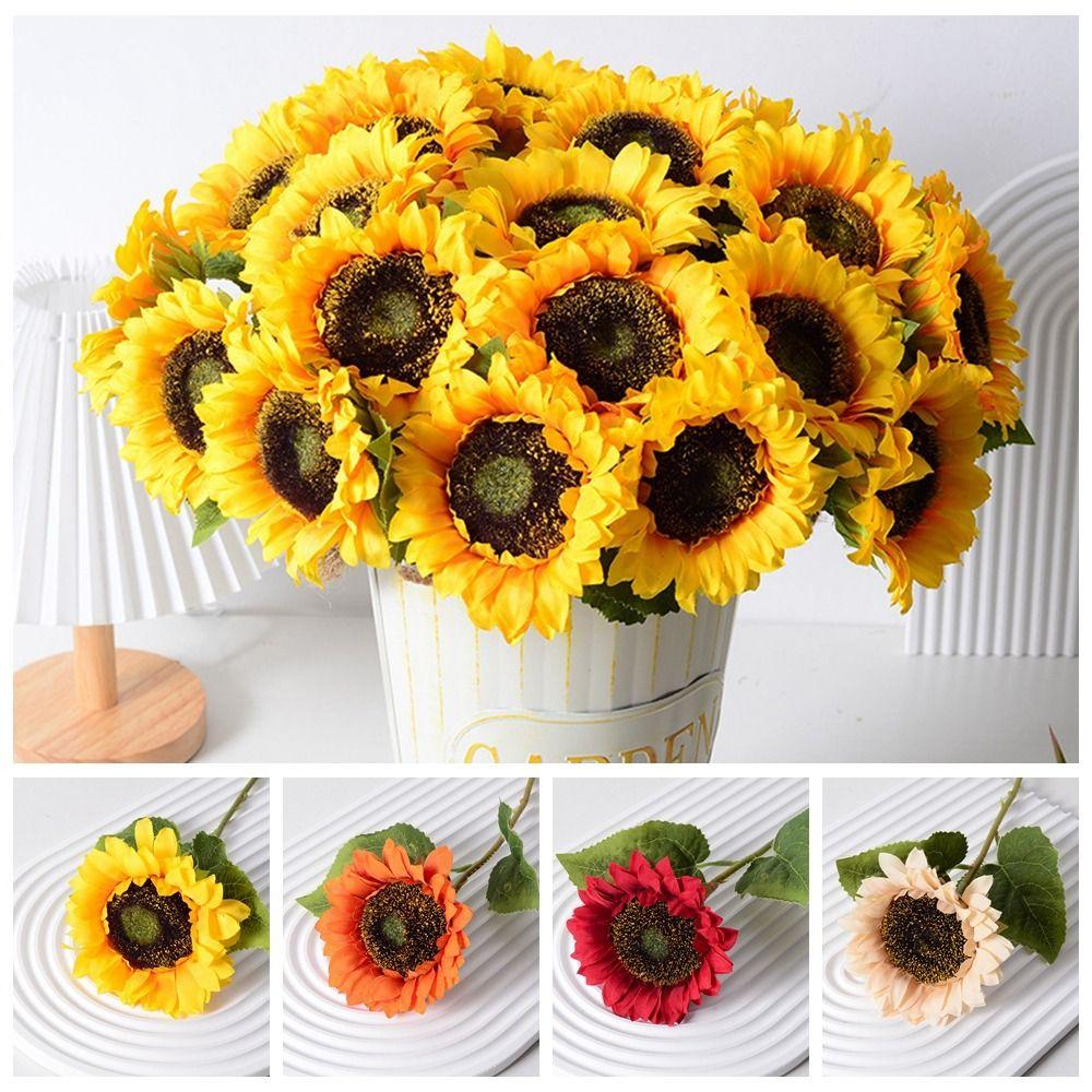 Large Artificial Sunflower Flowers Long Stems Fake Flowers Silk Sunflowers Bouquet Mother s Day шампанского
Large Artificial Sunflower Flowers Long Stems Fake Flowers Silk Sunflowers Bouquet Mother s Day шампанского