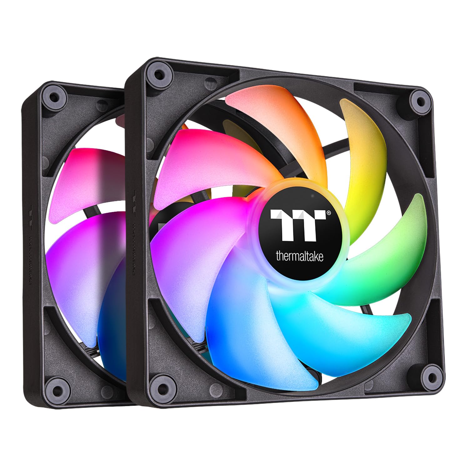 Thermaltake CT120 ARGB Sync PC Cooling Fan Black (2-Fan Pack) ARGB Compatible 120mm PC Case Fan Black CL-F149-PL12SW-A FN2000
Thermaltake CT120 ARGB Sync PC Cooling Fan Black (2-Fan Pack) ARGB Compatible 120mm PC Case Fan Black CL-F149-PL12SW-A FN2000