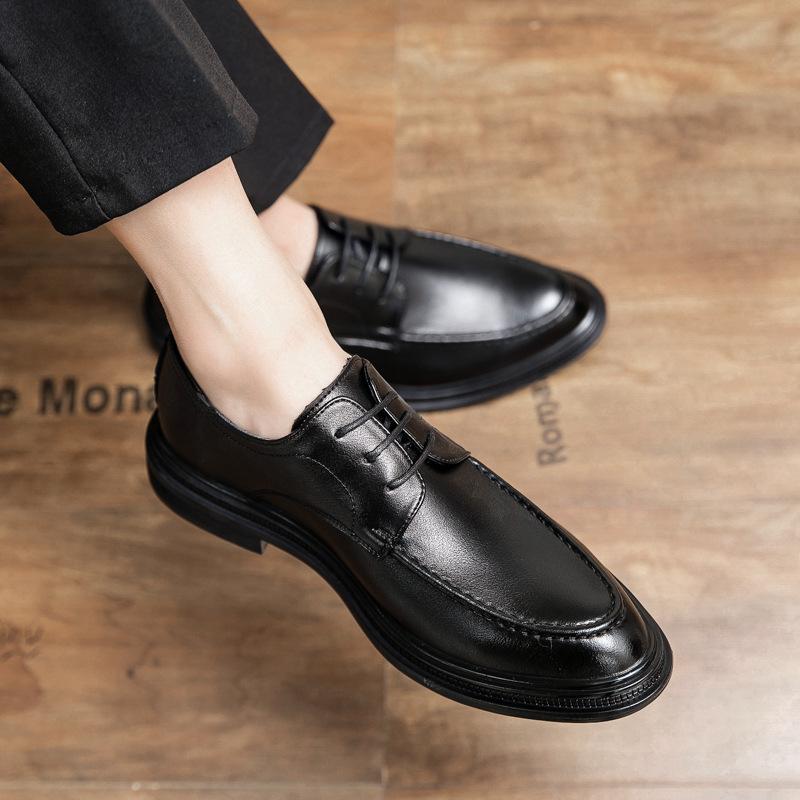 Dress business casual small leather shoes size 38-44 business casual pointed men s leather shoes dress leather shoes 38 чорний
Dress business casual small leather shoes size 38-44 business casual pointed men s leather shoes dress leather shoes 38 чорний