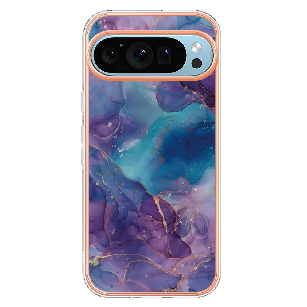 YB IMD Series-16 Style-E For Google Pixel 9/Pixel 9 Pro TPU Marble Pattern Case Electroplating Edge Phone Cover Purple
YB IMD Series-16 Style-E For Google Pixel 9/Pixel 9 Pro TPU Marble Pattern Case Electroplating Edge Phone Cover Purple