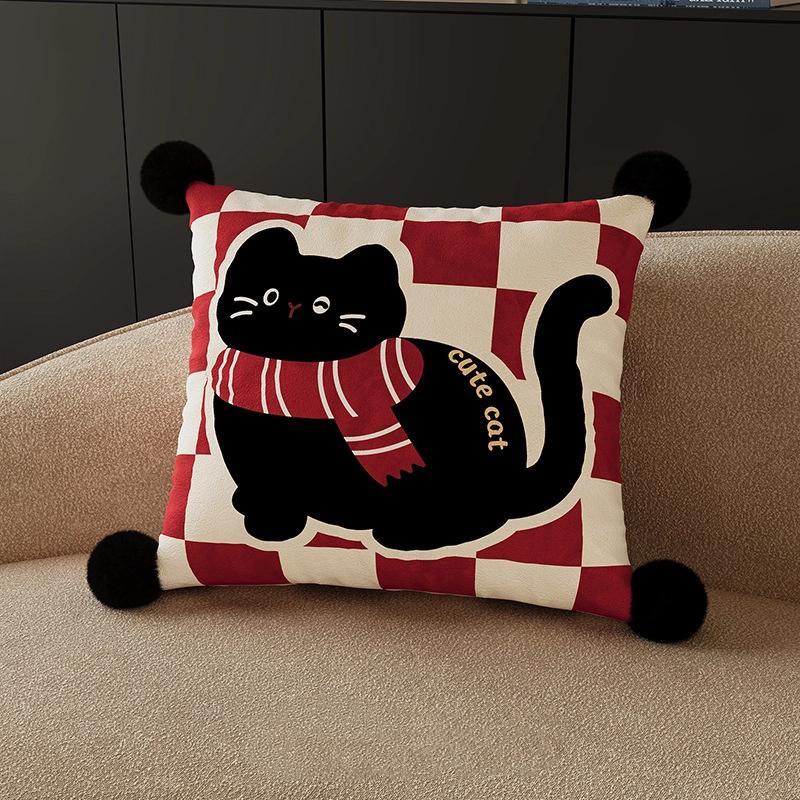 Красная Подушка-Кот Толстая Плюшевая Квадратная Съемный Чехол Мультяшный Принт Подушка Мягкая Декоративная Подушка для Домашнего Декора 45x45cm клетчатый красный
Красная Подушка-Кот Толстая Плюшевая Квадратная Съемный Чехол Мультяшный Принт Подушка Мягкая Декоративная Подушка для Домашнего Декора 45x45cm клетчатый красный