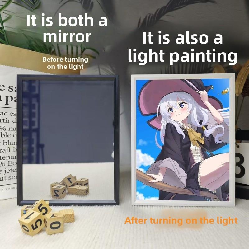 21см/8.27дюйма Светопись 3D Аниме Странствующая Ведьма: Путешествие Элайны Периферия Спальня Настольный Дисплей Подарок на День Рождения Игрушка Plug in model white