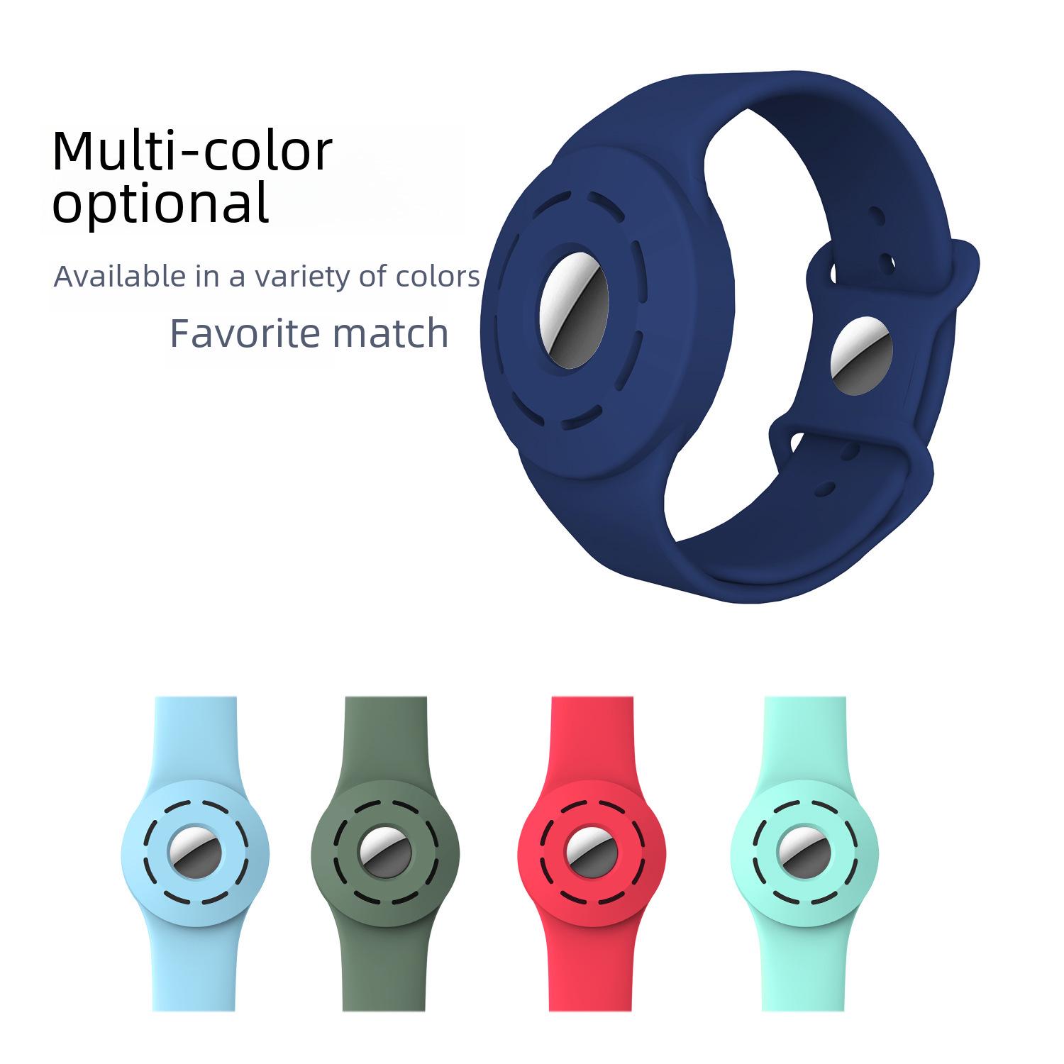 Мягкий ремешок, защитный чехол для браслета Apple AirTag Anti-Lost Positioning Tracker
Мягкий ремешок, защитный чехол для браслета Apple AirTag Anti-Lost Positioning Tracker