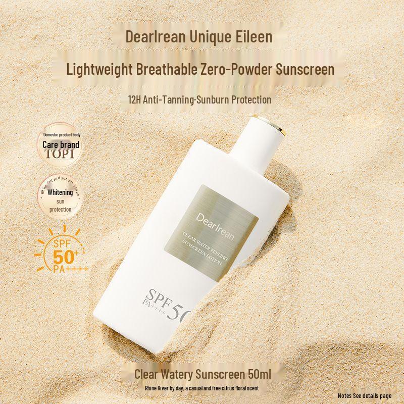 Dear Irean Clear Watery Sunscreen Lotion SPF50+
Dear Irean Clear Watery Sunscreen Lotion SPF50+