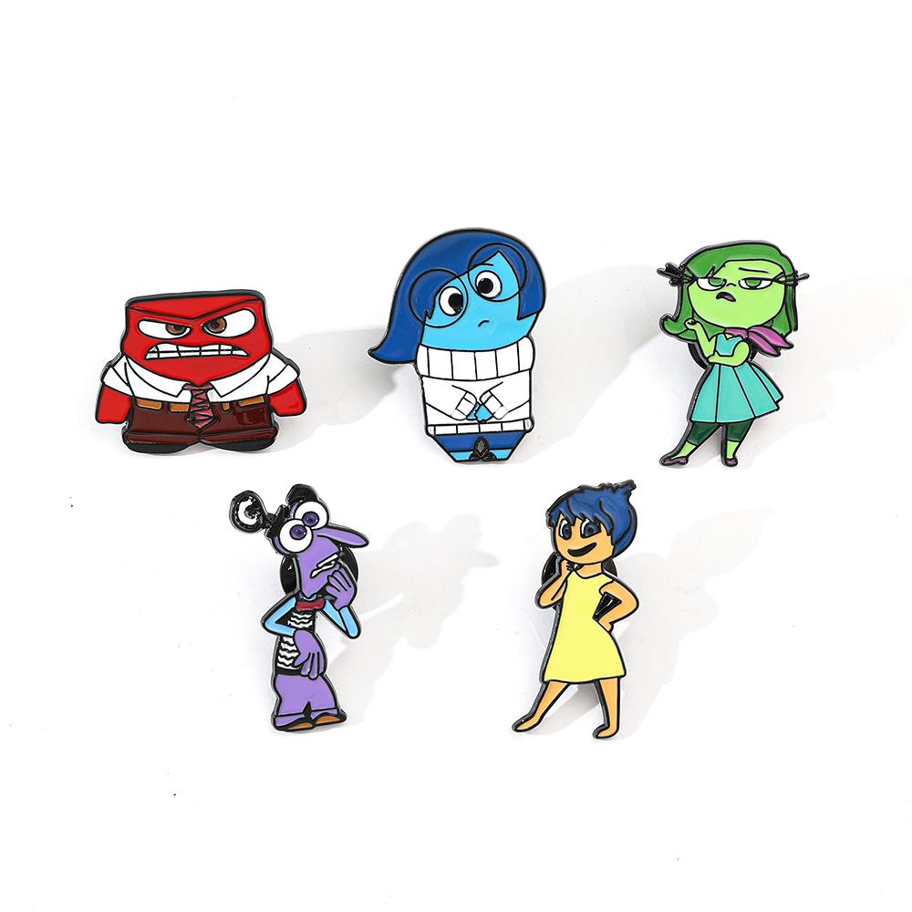 Disney 5pcs set of Inside Out Cartoon Character Brooch Personalized Anime Reversible Enamel Pin Metal Badge Jewelry Clothing Backpack Accessories Gift 5pcs
Disney 5pcs set of Inside Out Cartoon Character Brooch Personalized Anime Reversible Enamel Pin Metal Badge Jewelry Clothing Backpack Accessories Gift 5pcs