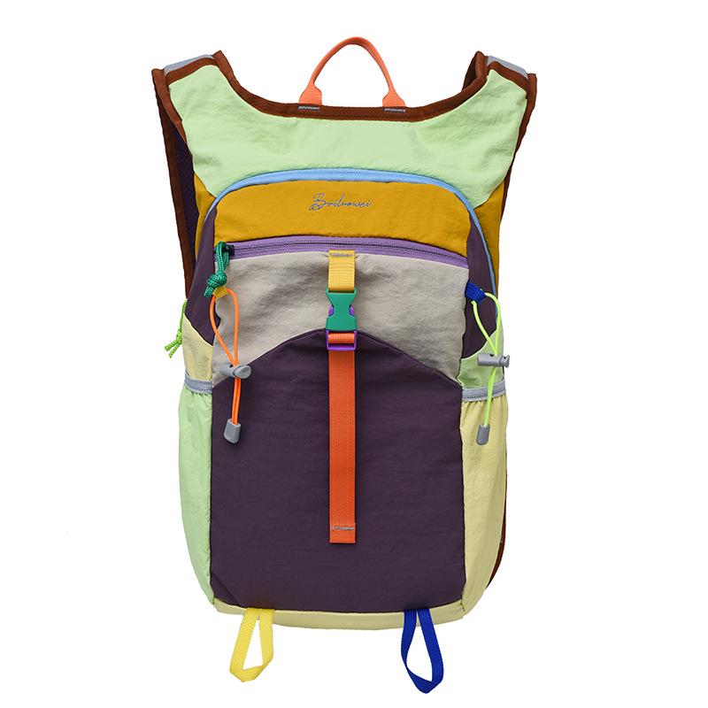 Универсальный походный рюкзак с цветными блоками - Водоотталкивающий, Легкий и Стильный для Путешествий и Альпинизма
Универсальный походный рюкзак с цветными блоками - Водоотталкивающий, Легкий и Стильный для Путешествий и Альпинизма