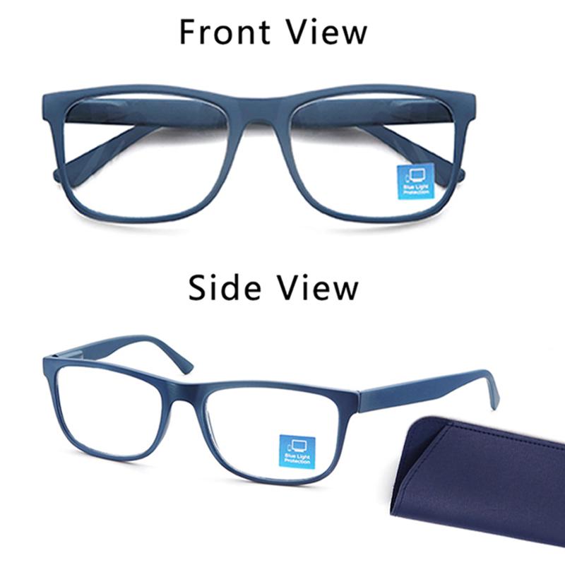 Extra-Large Reading Glasses For Men And Women. Classic Square Frame. Blue Light Blocking Glasses With Prescription Lenses. +1.5
Extra-Large Reading Glasses For Men And Women. Classic Square Frame. Blue Light Blocking Glasses With Prescription Lenses. +1.5