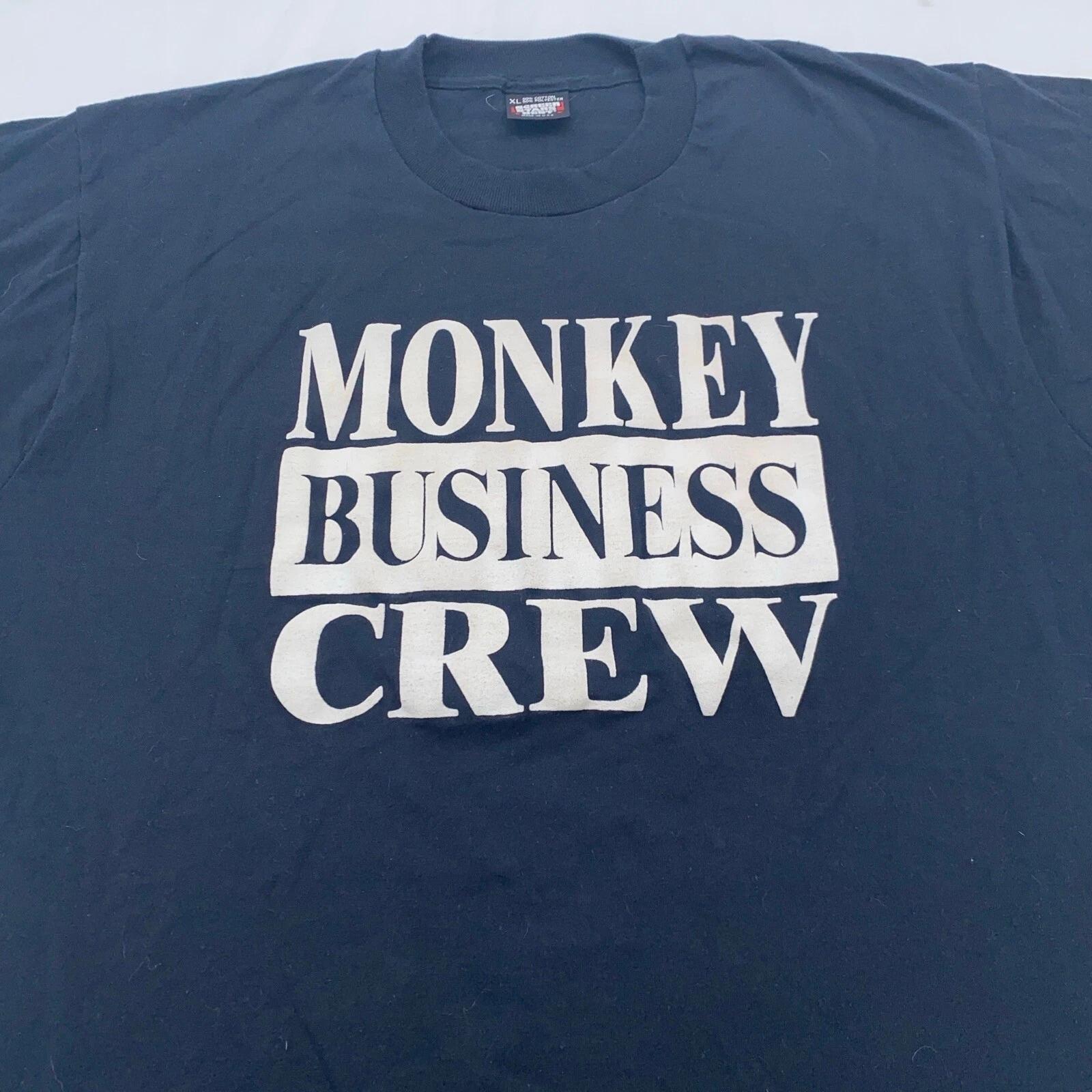 винтажная футболка 90-х MONKEY BUSINESS CREW L/XL смешная 4XL
винтажная футболка 90-х MONKEY BUSINESS CREW L/XL смешная 4XL