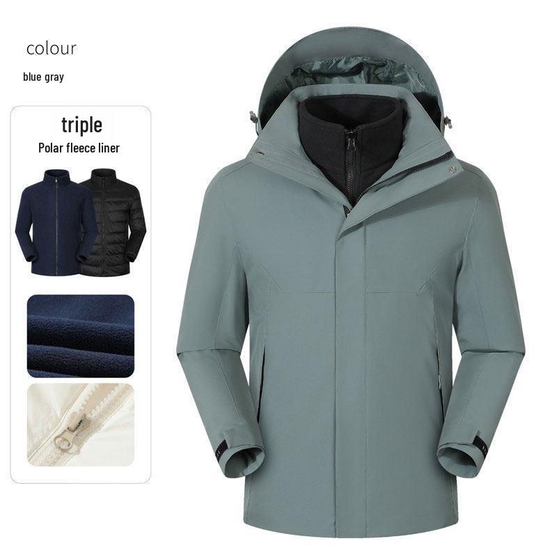 Customized 3-in-1 Windproof Waterproof Down Cotton Jacket with Logo for Groups - Ideal for Autumn/Winter Work. S
Customized 3-in-1 Windproof Waterproof Down Cotton Jacket with Logo for Groups - Ideal for Autumn/Winter Work. S
