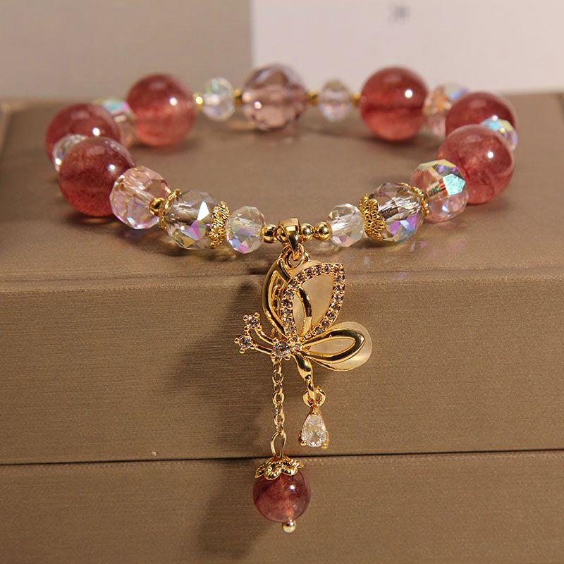 Natural crystal agate bracelet for women light luxury high-grade butterfly pendant crystal bracelet for women s jewelry gift to girlfriend
Natural crystal agate bracelet for women light luxury high-grade butterfly pendant crystal bracelet for women s jewelry gift to girlfriend