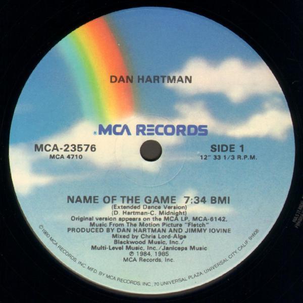 12inch Record DAN HARTMAN - Name Of The Game MCA23576 MCA Records 1985 US Dance & Electronica Used
12inch Record DAN HARTMAN - Name Of The Game MCA23576 MCA Records 1985 US Dance & Electronica Used