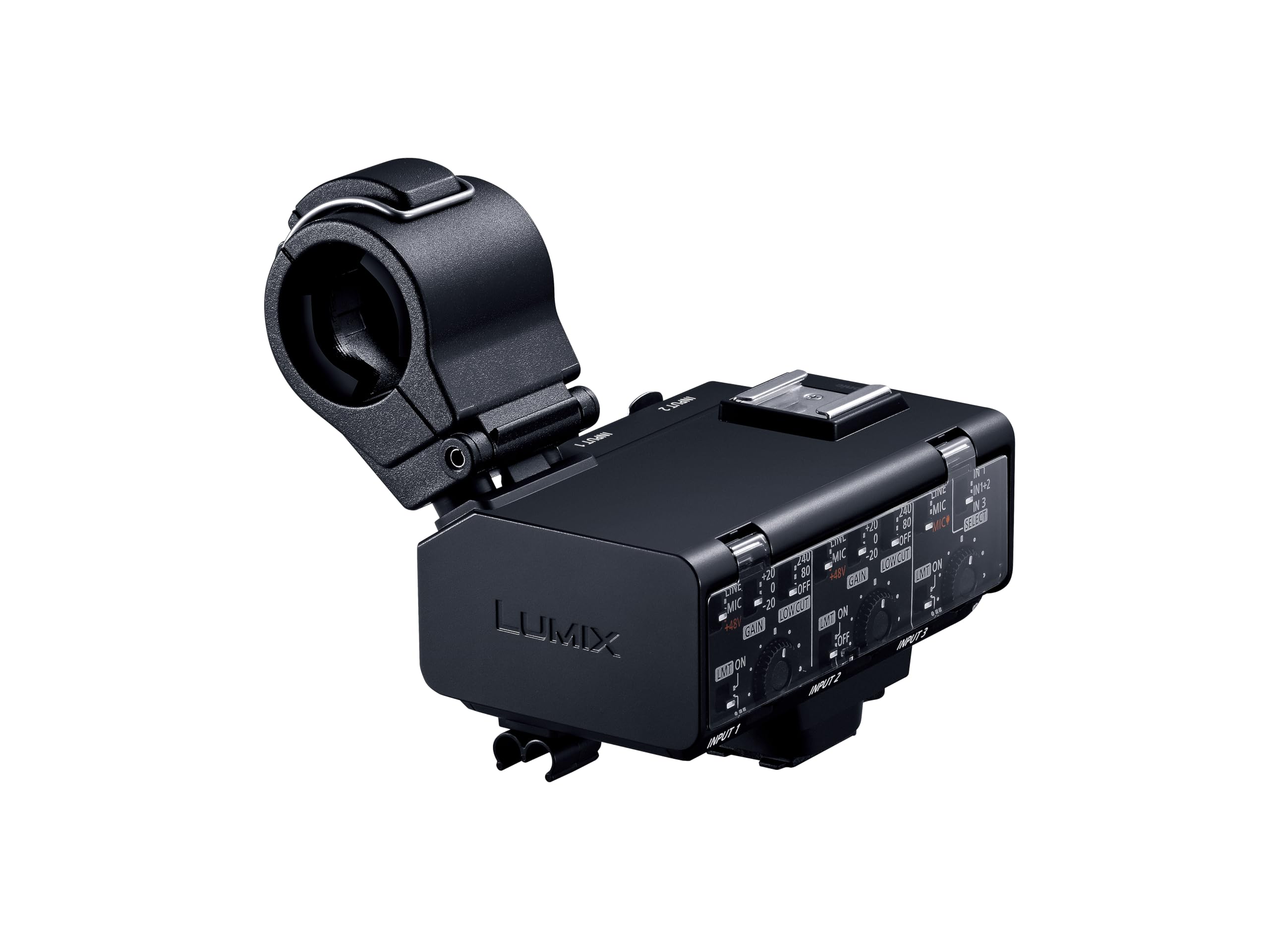 Panasonic LUMIX XLR Microphone Adapter DMW-XLR2 чорний
Panasonic LUMIX XLR Microphone Adapter DMW-XLR2 чорний