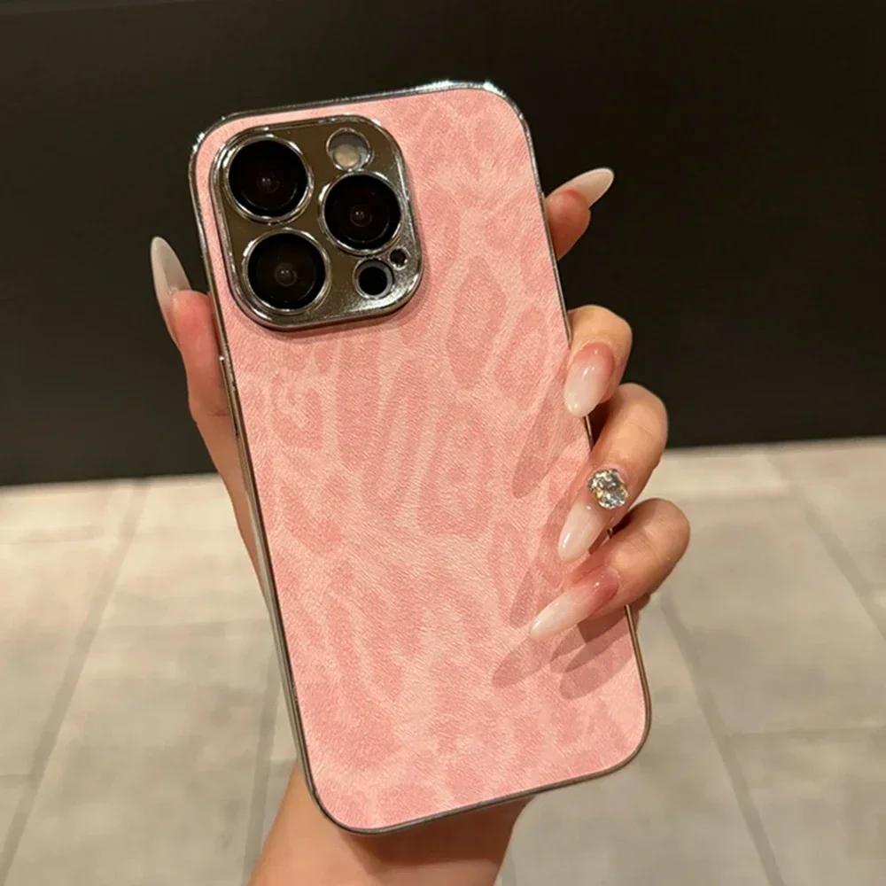 Роскошный леопардовый чехол из кожи с металлическим покрытием для iPhone 16 14 11 13 12 15 Pro Max 15 Plus 16Pro Защита камеры Жесткий чехол For iPhone 13
Роскошный леопардовый чехол из кожи с металлическим покрытием для iPhone 16 14 11 13 12 15 Pro Max 15 Plus 16Pro Защита камеры Жесткий чехол For iPhone 13