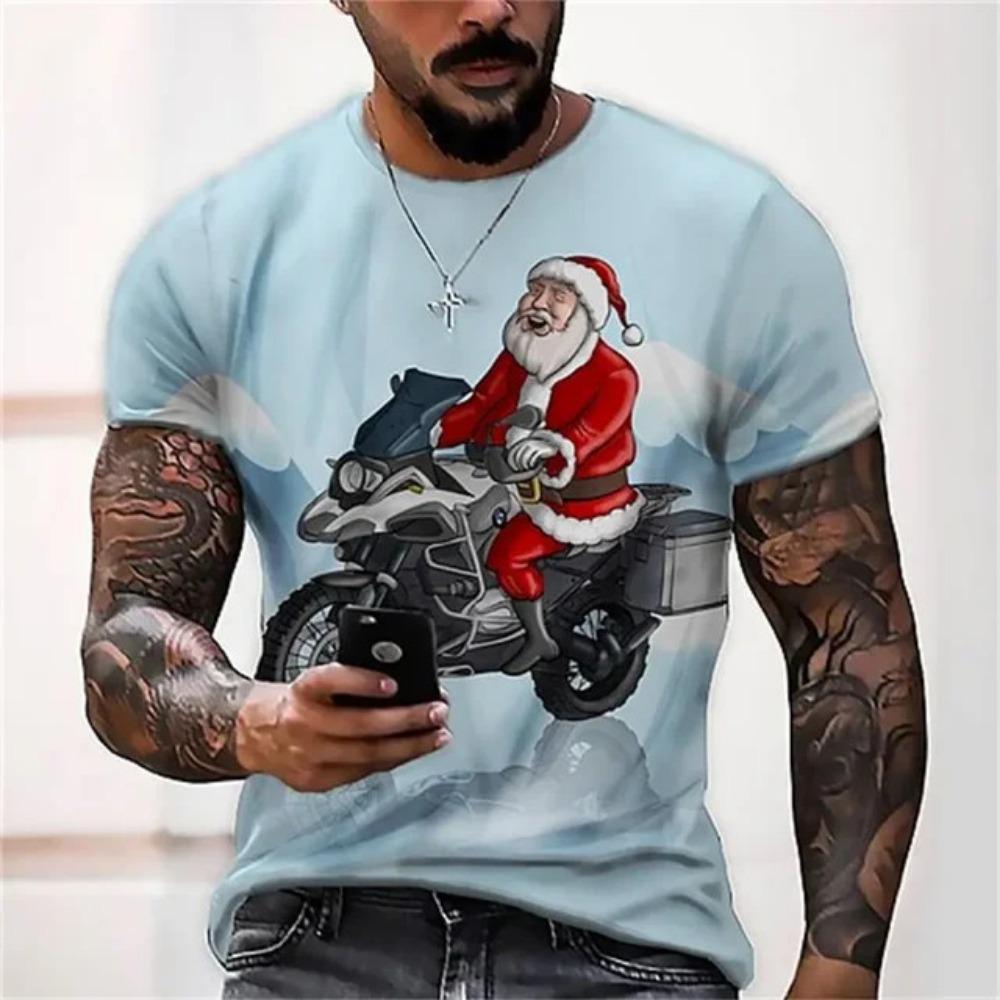 Men s Christmas T-Shirt 3d Pattern Printed Short Sleeve Santa Claus Print Pullover Holiday Party Clothing XS
Men s Christmas T-Shirt 3d Pattern Printed Short Sleeve Santa Claus Print Pullover Holiday Party Clothing XS