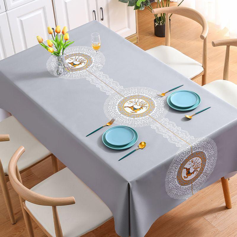 Light Luxury Tablecloth Waterproof And Oil-Proof Leave-In Pvc Tablecloth Wind Dining Table Mat Coffee Table Cloth 140*140cm
Light Luxury Tablecloth Waterproof And Oil-Proof Leave-In Pvc Tablecloth Wind Dining Table Mat Coffee Table Cloth 140*140cm