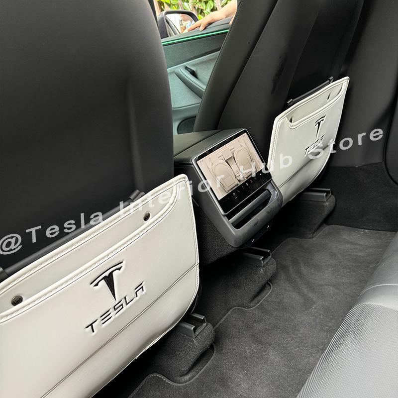 Premium White Leather Seat Back Organizer&Side Guards for Tesla Model Y Juniper Highland 3, Custom Fit, Washable,Stylish protect
Premium White Leather Seat Back Organizer&Side Guards for Tesla Model Y Juniper Highland 3, Custom Fit, Washable,Stylish protect