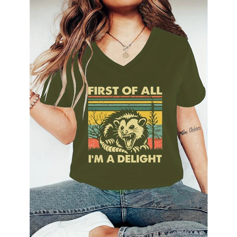 Женская футболка больших размеров с V-образным вырезом Прежде всего я восхитительна Ретро-графика с ежом и принт с крупными буквами Топ с коротким рукавом для весны, лета, осени XS
Женская футболка больших размеров с V-образным вырезом Прежде всего я восхитительна Ретро-графика с ежом и принт с крупными буквами Топ с коротким рукавом для весны, лета, осени XS