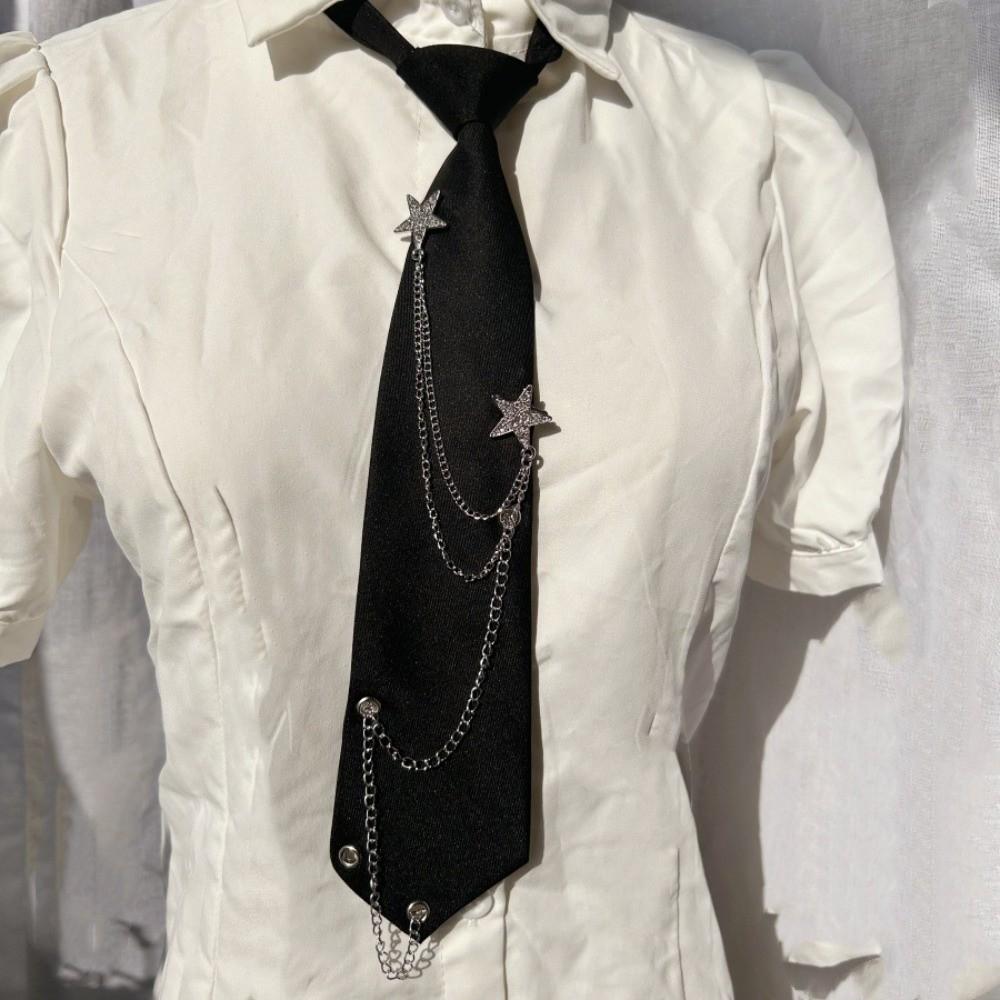 Geometric Academy Style Pre-tied Tie Collares Candy Color Long Necktie Star Chain Tie Men Style 7
Geometric Academy Style Pre-tied Tie Collares Candy Color Long Necktie Star Chain Tie Men Style 7