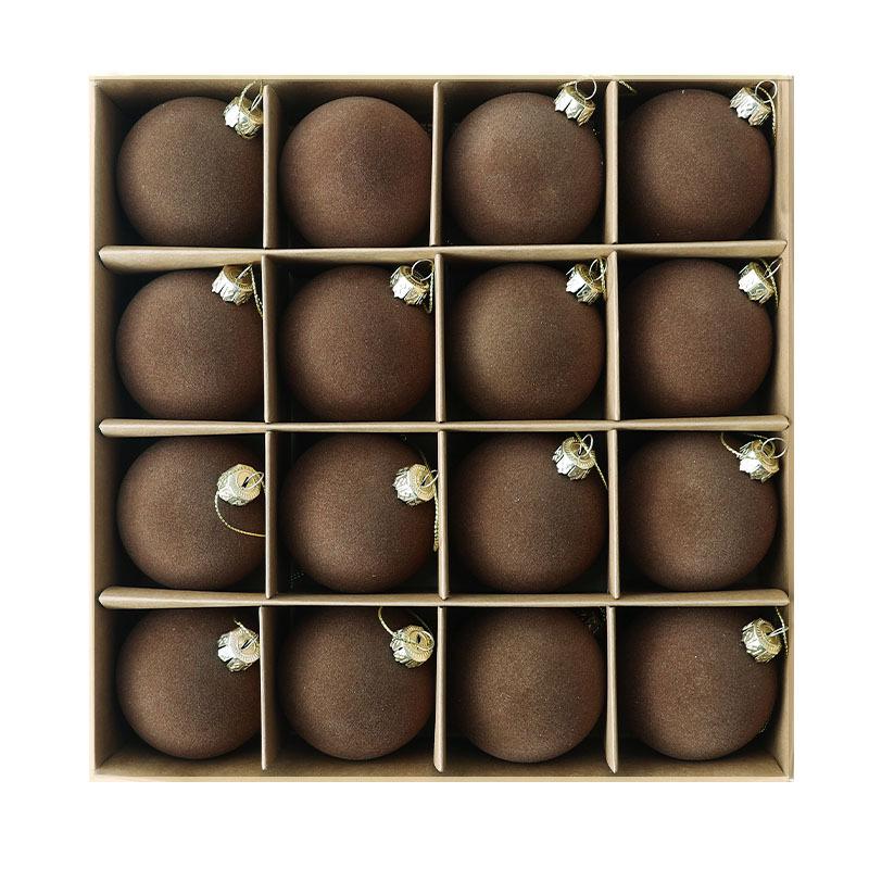 6cm/8cm Flocked Christmas Ball Ornament Set - Festive Tree Decorations
6cm/8cm Flocked Christmas Ball Ornament Set - Festive Tree Decorations