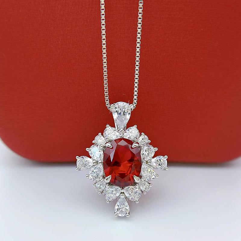 Longlongjin Vintage Style 925 Silver Pigeon Blood Ruby Oval Halo Choker Necklace 925 Silver красный
Longlongjin Vintage Style 925 Silver Pigeon Blood Ruby Oval Halo Choker Necklace 925 Silver красный