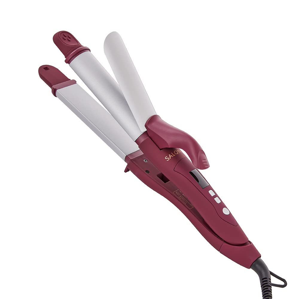 SALONIA 2-Way Straight/Curl Hair Iron, 32mm, SL-002ANR, New Classic Red
SALONIA 2-Way Straight/Curl Hair Iron, 32mm, SL-002ANR, New Classic Red
