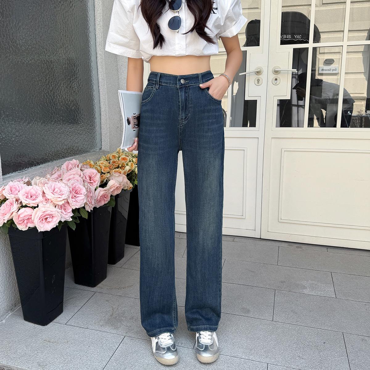 High Waist Stretchy Jeans for Curvy Girls - Slimming, Leg-Lengthening, Straight-Leg, Plus Size. 3XL синій
High Waist Stretchy Jeans for Curvy Girls - Slimming, Leg-Lengthening, Straight-Leg, Plus Size. 3XL синій