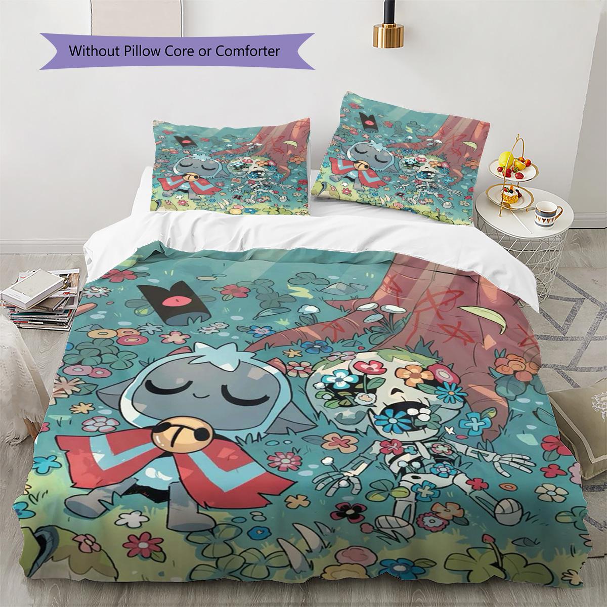 Cult of the Lamb Pattern Bedding Quilt Set Quilt Cover Pillowcase Home Decoration Birthday Gift (1 * duvet cover + 2 * pillowcase, without core) 135x200cm
Cult of the Lamb Pattern Bedding Quilt Set Quilt Cover Pillowcase Home Decoration Birthday Gift (1 * duvet cover + 2 * pillowcase, without core) 135x200cm