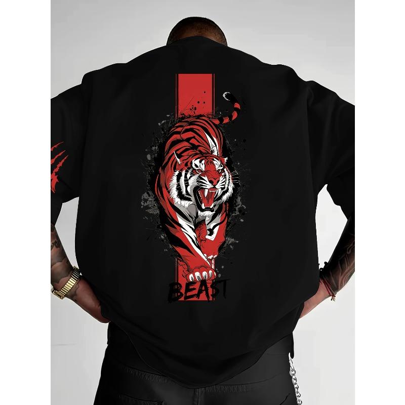 Men s Fit Tiger Graphic T-Shirt - Round Neck Short Sleeve Summer Casual Tee Suitable for Summer Outfits & Casual Attire - Men s Fashion Essential 4XL
Men s Fit Tiger Graphic T-Shirt - Round Neck Short Sleeve Summer Casual Tee Suitable for Summer Outfits & Casual Attire - Men s Fashion Essential 4XL