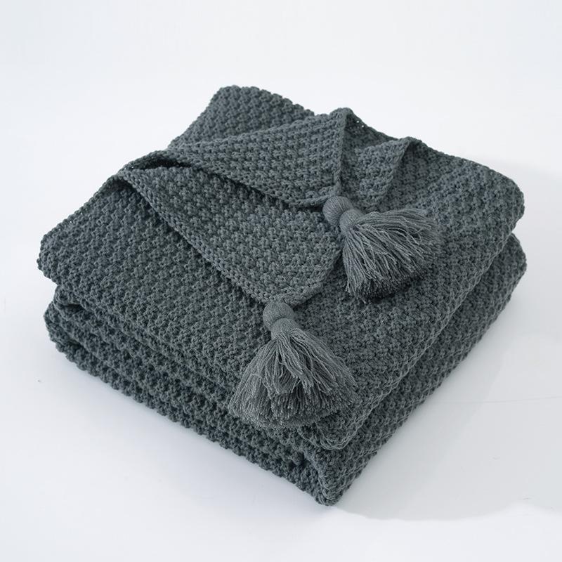 Скандинавський в язаний плед з китицями - Плед з вовняними помпонами для офісу, кондиціонування, перерви на обід, відпочинку на дивані та бавовняного використання 110x150 cm
Скандинавський в язаний плед з китицями - Плед з вовняними помпонами для офісу, кондиціонування, перерви на обід, відпочинку на дивані та бавовняного використання 110x150 cm