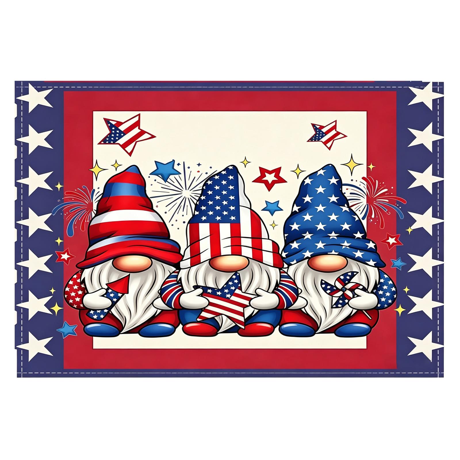 Independence Day Linen Placemat 30x45cm Printed Table Mat Heat Resistant Dining Table Mat Suitable for Home Kitchen and Coffee Table Use One Size
Independence Day Linen Placemat 30x45cm Printed Table Mat Heat Resistant Dining Table Mat Suitable for Home Kitchen and Coffee Table Use One Size