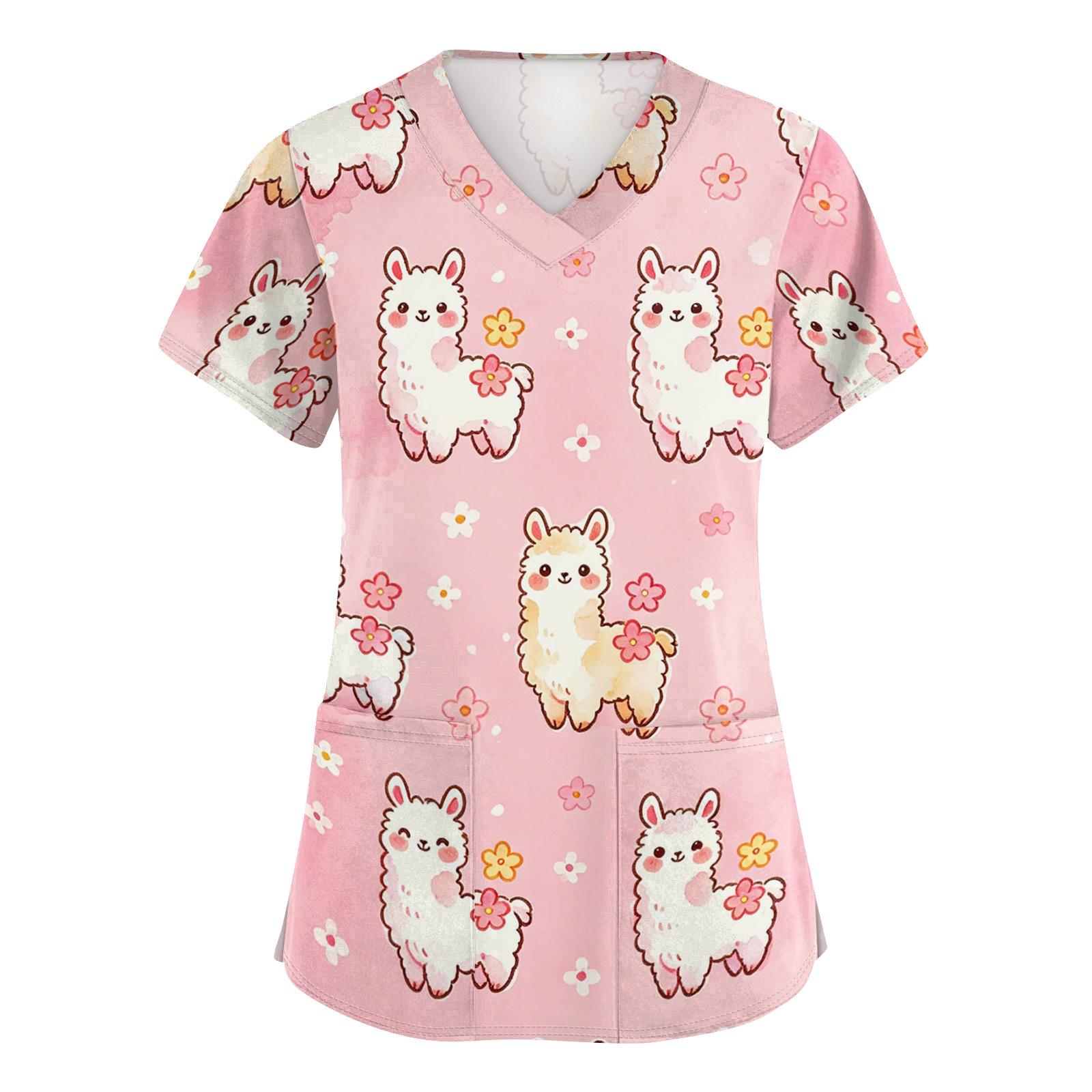Women s V Neck Short Sleeve Work Top with Pockets Animal Print Medical Uniform Scrub Shirt for Healthcare Professionals Nursing Staff XXL
Women s V Neck Short Sleeve Work Top with Pockets Animal Print Medical Uniform Scrub Shirt for Healthcare Professionals Nursing Staff XXL
