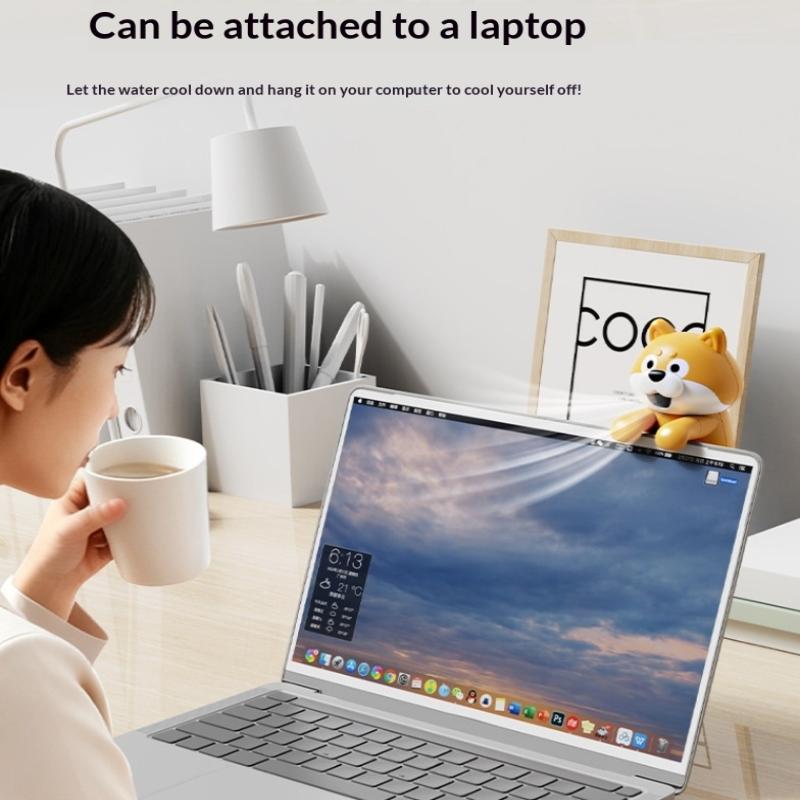 Cartoon Puppy Electric Fan Hanging Cooling Tool Portable Handheld Fan Noodles Water Cooling Artifact Fan Hanging On The Cup жёлтый
Cartoon Puppy Electric Fan Hanging Cooling Tool Portable Handheld Fan Noodles Water Cooling Artifact Fan Hanging On The Cup жёлтый
